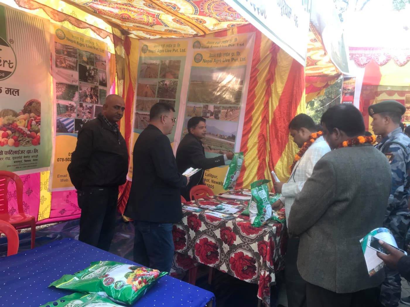 Nepal Agro Live, giving information on the latest agricultural technologies and organic fertilizers at Dhanushadham Agricultural Fair